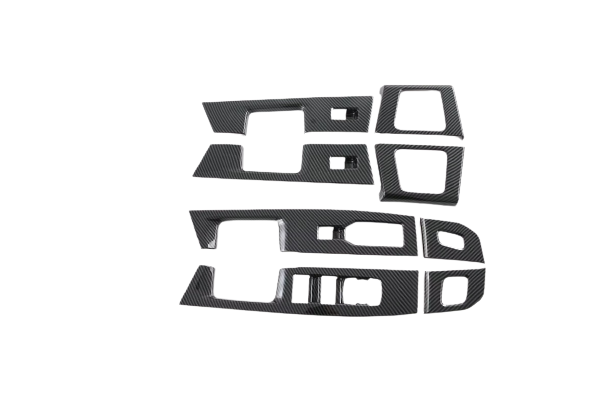 2021-2024 Ford F150 Interior Window Switch Cover - Carbon Fiber Print