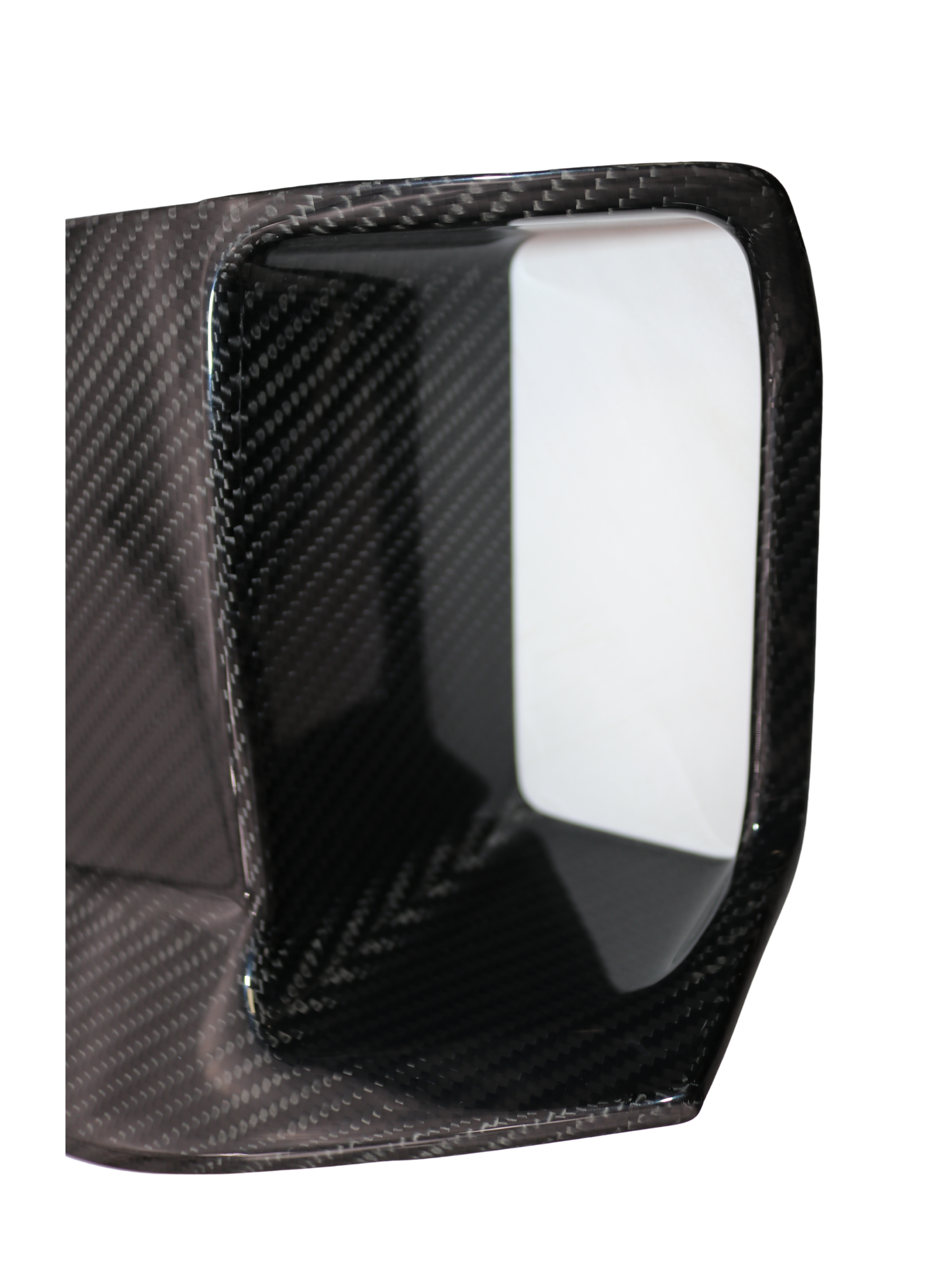 Cobra-Tek For 2021 – 2025 Ford Bronco Real Gloss Dry Carbon Fiber Driver Side AC Vent Outlet Cover Trim