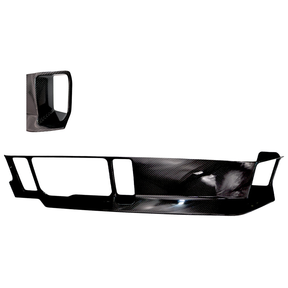 COBRA-TEK for Ford 21 - 25 Bronco Real Dry Carbon Fiber Full Central Dashbaord Cover Trim - Gloss