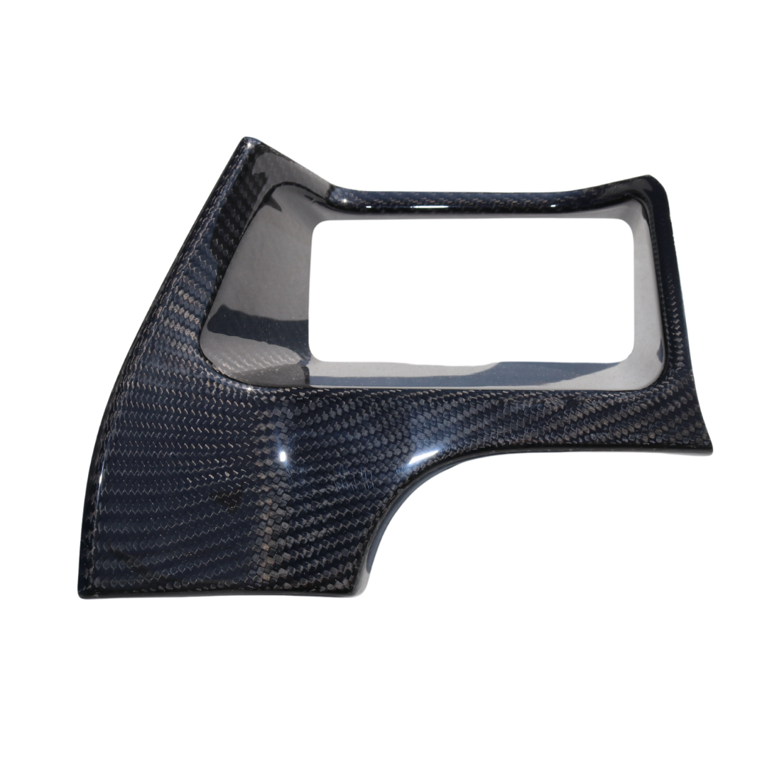 Gloss Carbon Fiber AC Vent Outlet Cover For 2022-2025 Ford Bronco Driver Side