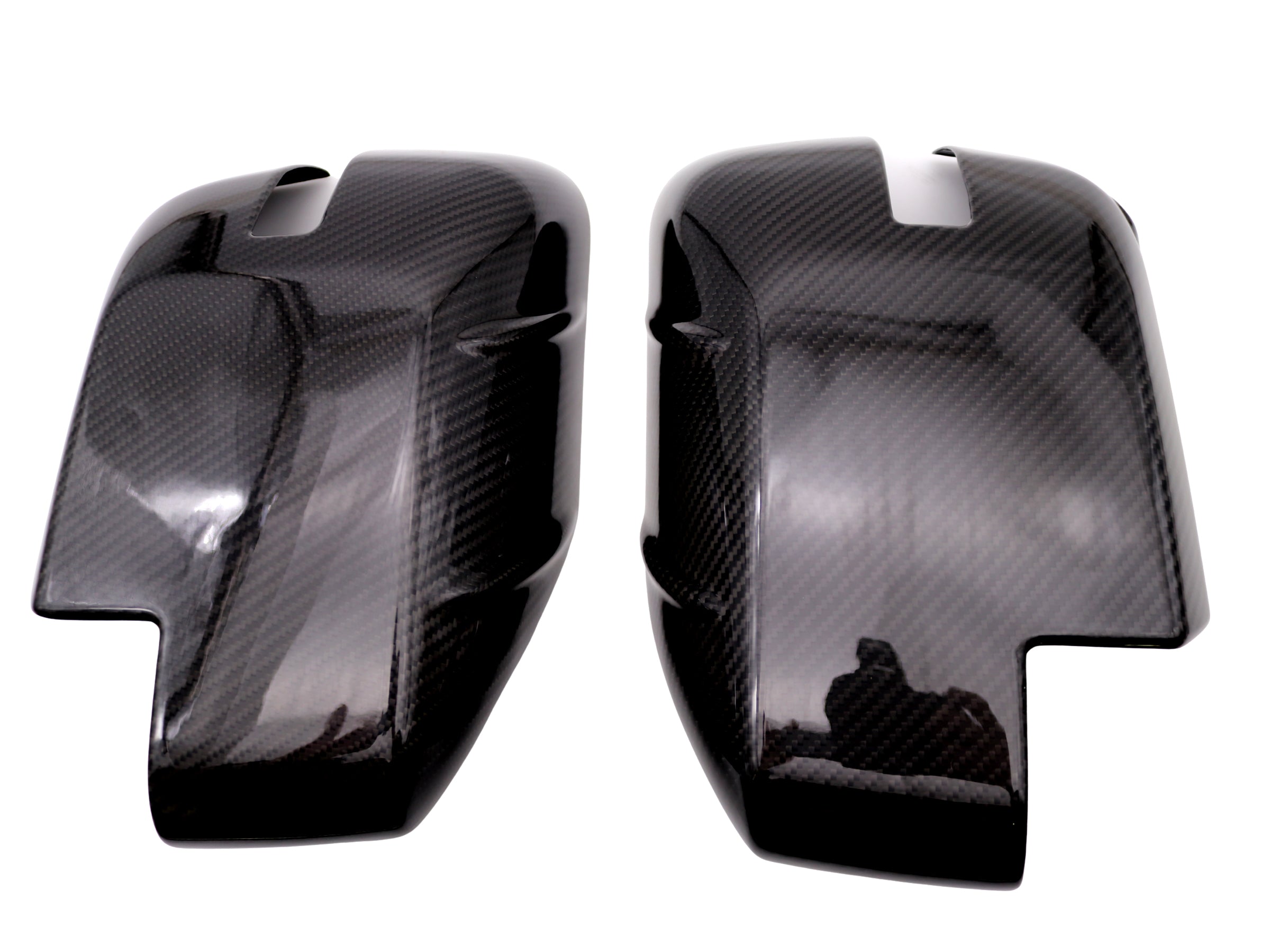 COBRA-TEK Real Dry Carbon Fiber Side Mirror Cover Trim (Gloss) for 2021-2025 Ford Bronco