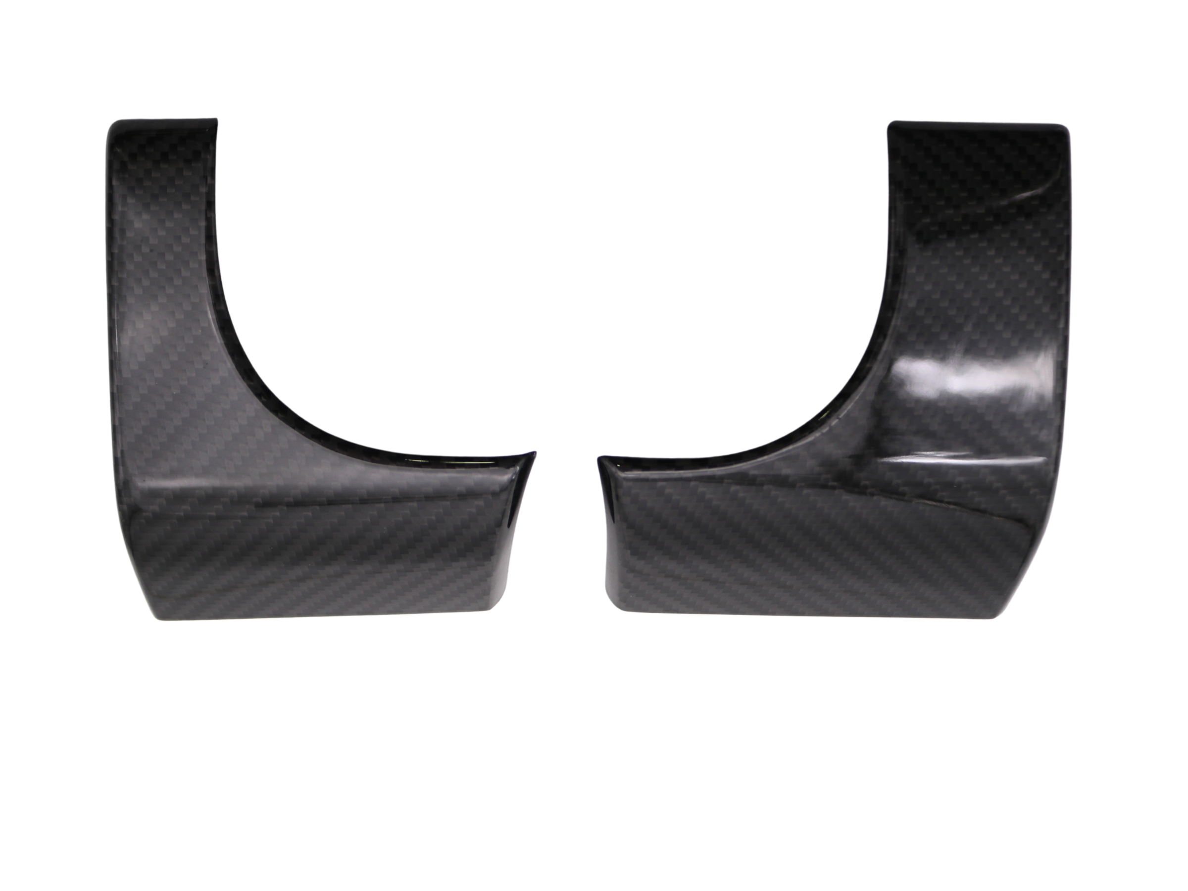 For 2022-2024 Ford F150 Gloss Dry Carbon Fiber Cluster Dash Board Cover Trim Set