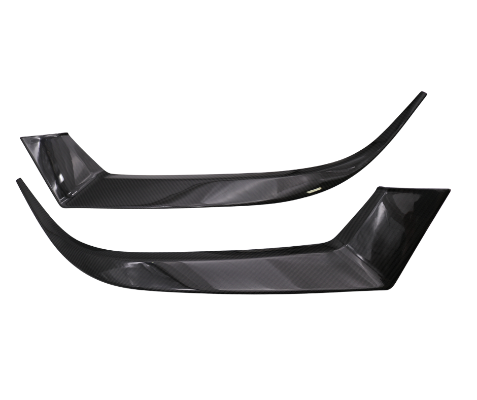 Headlights Eyebrow Eyelid Strip Cover Trim Carbon Fiber For 2024+ Ford Mustangs