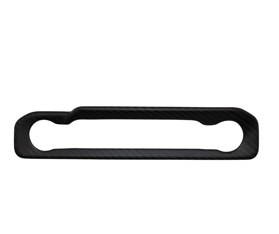 Matte Carbon Fiber For 24-26 Ford Mustang S650 Lower Center Dashboard Cover Trim