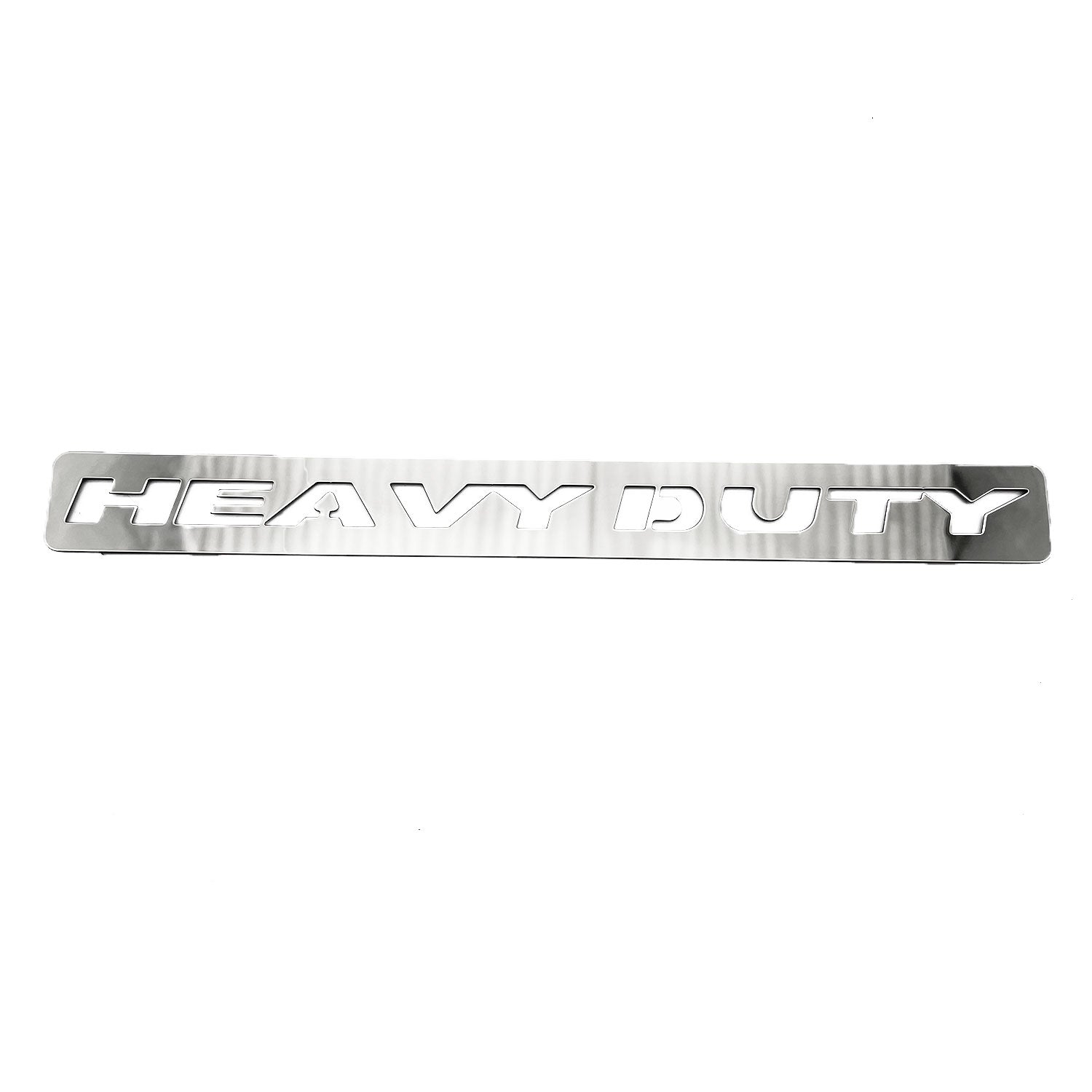 Heavy Duty Emblem Badge Decal Sticker 3D Polished Stainless Steel Dual Layer