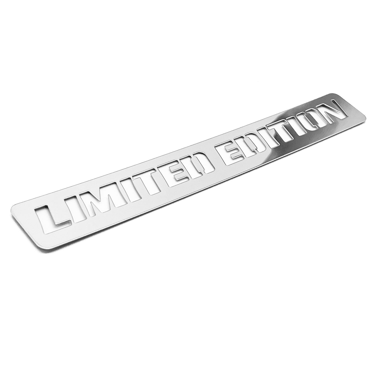 Limited Edition Emblem Badge Decal Sticker 3D Cutout Stainless Steel Dual Layer