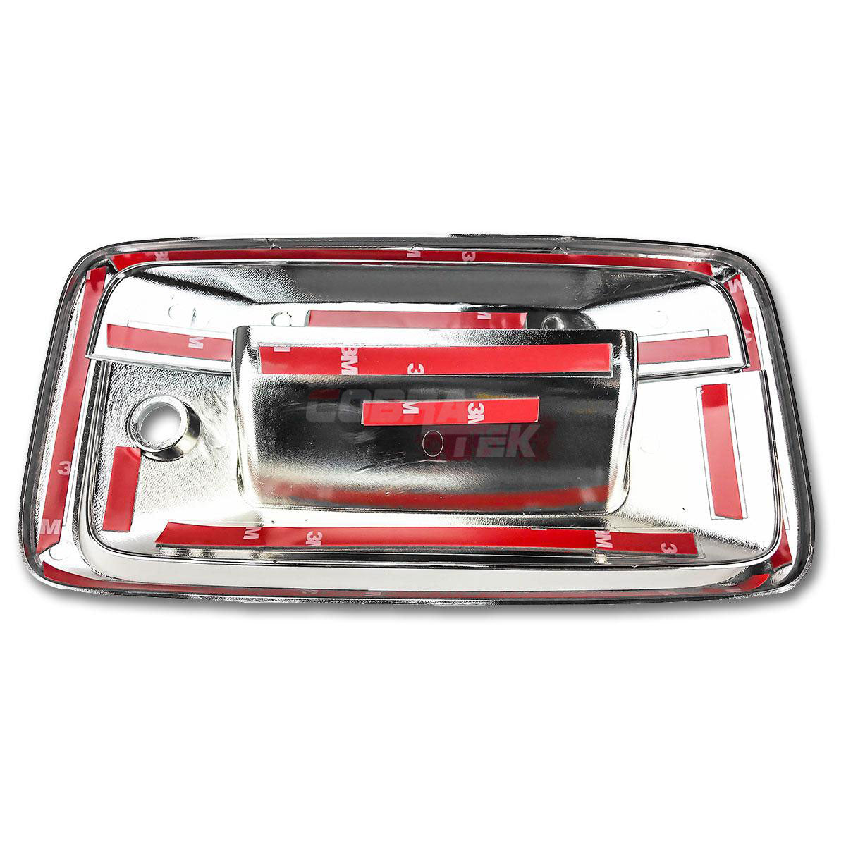 Autorestylers Chrome Tailgate Handle Cover Insert With Key For 2007-2012 Chevy Silverado / GMC Sierra