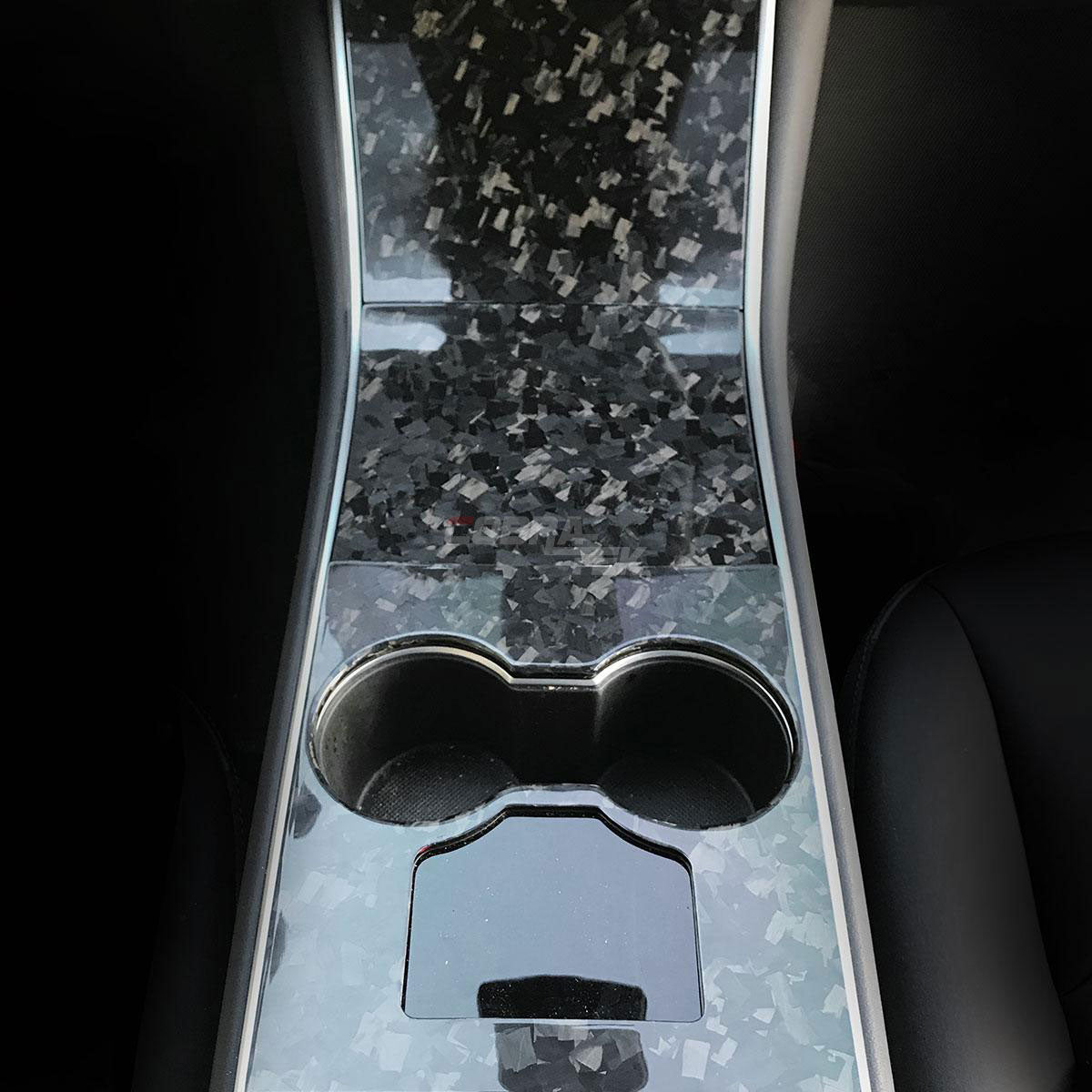 2017-2020 Tesla Model 3 / 2020 Tesla Model Y - Real Pre-Preg Carbon Fiber Center Control Cover