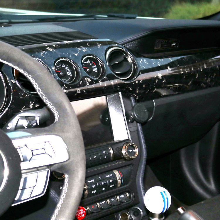 20152023 Ford s550 Mustang Real Carbon Fiber Dashboard Center Dash CobraTek